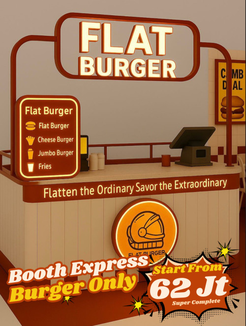 FLAT BURGER